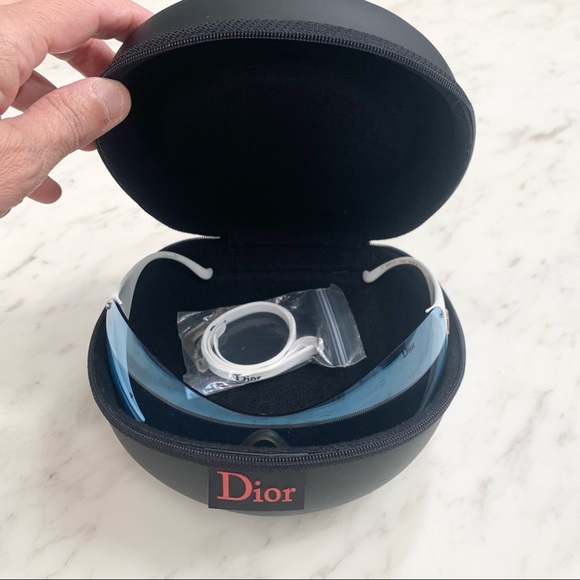 RARE Christian Dior John Galliano Ski 1 oversized shield sunglasses - Picture 7 of 10